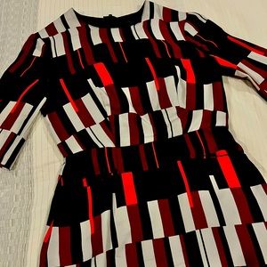 Rag & Bone silk multi Bus Seat Anne dress RRP $525